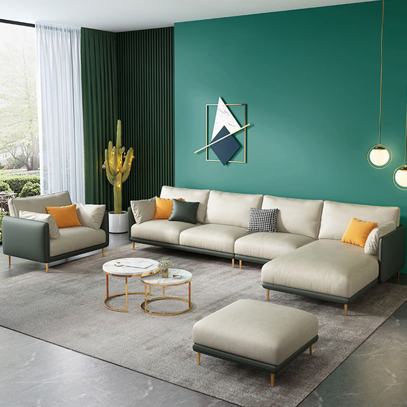 66 "divano sezionale sezionale glam a livello L sezionali resistenti alle macchie a L