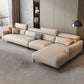 Contemporary Sectional Sofa Cushion Back Faux Leather Sectionals