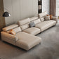 Contemporary Sectional Sofa Cushion Back Faux Leather Sectionals