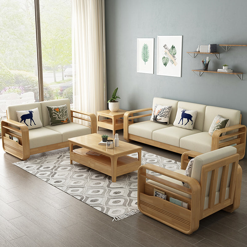 Sezioni di stoccaggio reversibili in tessuto di divano sezionale contemporaneo