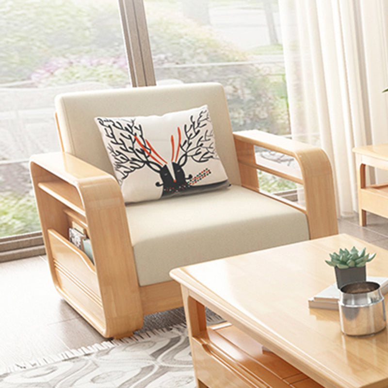 Sezioni di stoccaggio reversibili in tessuto di divano sezionale contemporaneo