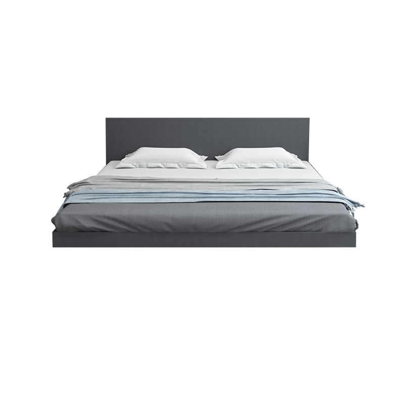 Solid Wood Platform Bed Mid-Century Modern Platform Bed Frame Mattress Included