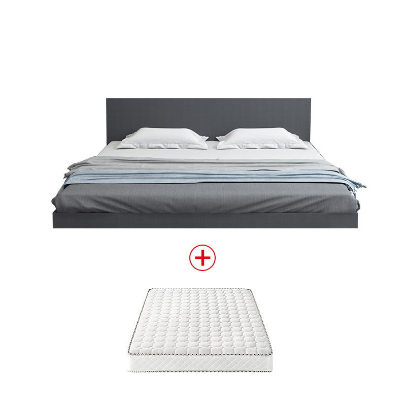 Solid Wood Platform Bed Mid-Century Modern Platform Bed Frame Mattress Included