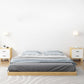 Mid-Century Modern Platform Bed Solid Wood Platform Bed Frame Mattress Included