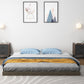 Mid-Century Modern Platform Bed Solid Wood Platform Bed Frame Mattress Included
