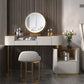 グラム3引き出しバニティドレッシングテーブルセットソリッドウッドメイクアップバニティデスクテーブル