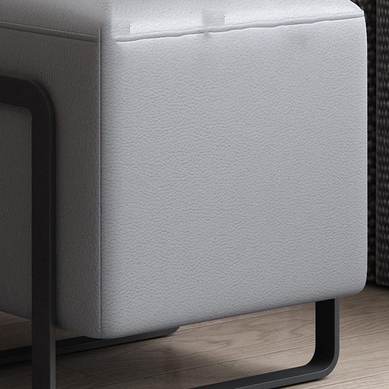 Set da tavolo da toeletta per vanità per trucco in pelle glam