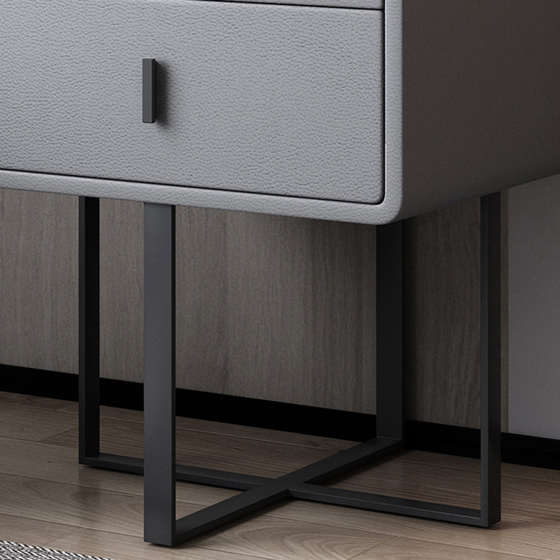 Set da tavolo da toeletta per vanità per trucco in pelle glam