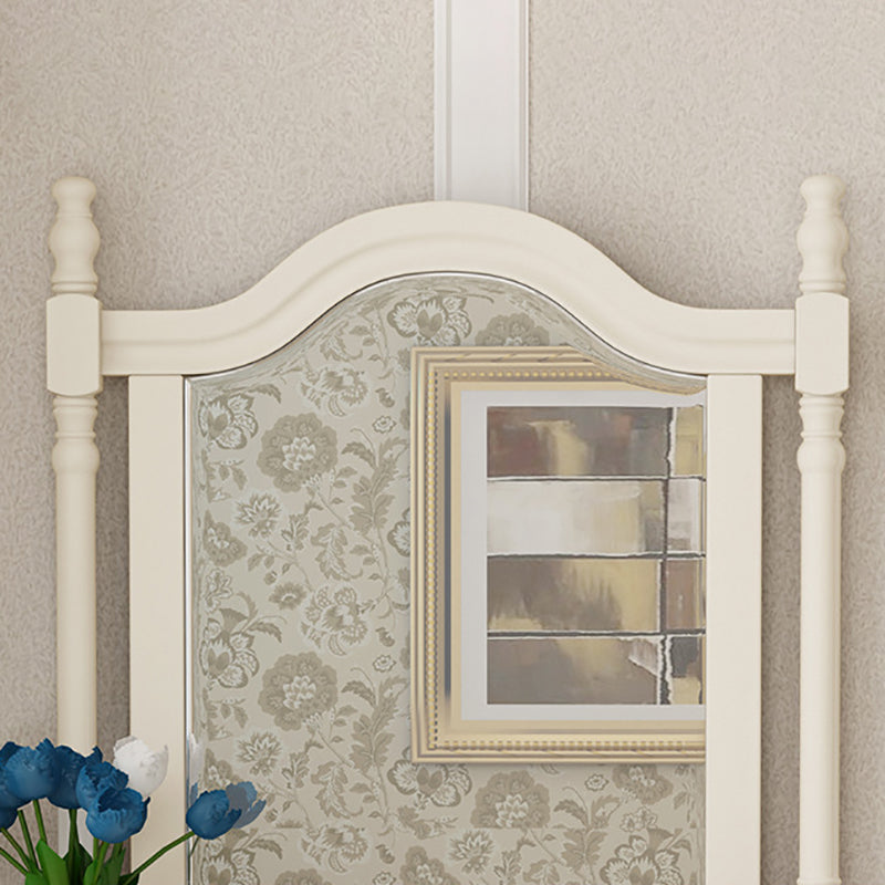 19.68" Wide Vanity Set with Drawer Rubberwood Make-up Vanity