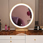 15.74" Wide Vanity Desk with 5/6 Storage Drawers Glam Glass Dresser