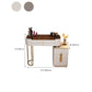 15.74" Wide Vanity Desk with 5/6 Storage Drawers Glam Glass Dresser