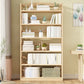 Contemporary Open Shelf Bookcase Wood Bookshelf with Shelves for Living Room