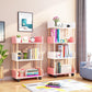 Contemporary Standard Shelf Bookcase Engineered Wood Vertical Bookcase