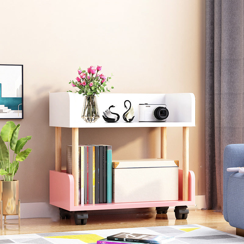 Contemporary Standard Shelf Bookcase Engineered Wood Vertical Bookcase