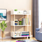 Contemporary Standard Shelf Bookcase Engineered Wood Vertical Bookcase