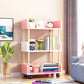 Contemporary Standard Shelf Bookcase Engineered Wood Vertical Bookcase