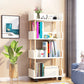 Contemporary Standard Shelf Bookcase Engineered Wood Vertical Bookcase