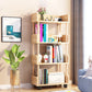 Contemporary Standard Shelf Bookcase Engineered Wood Vertical Bookcase