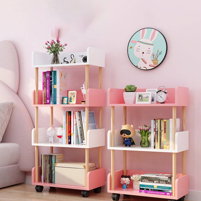 Contemporary Standard Shelf Bookcase Engineered Wood Vertical Bookcase