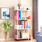 Contemporary Standard Shelf Bookcase Engineered Wood Vertical Bookcase