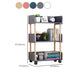 Contemporary Standard Shelf Bookcase Engineered Wood Vertical Bookcase