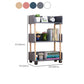 Contemporary Standard Shelf Bookcase Engineered Wood Vertical Bookcase