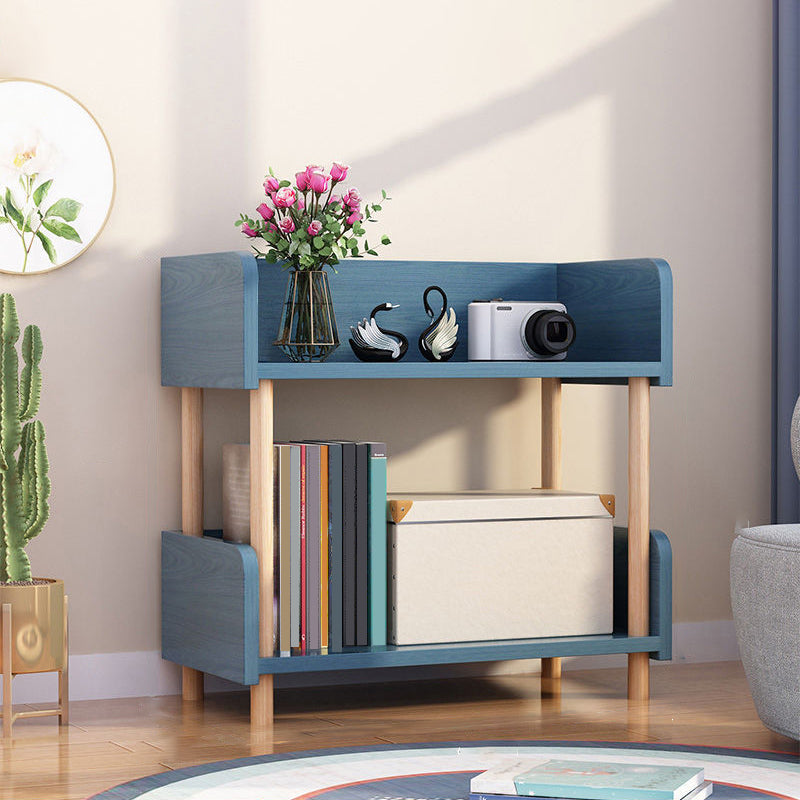 現代のエタゲール棚本棚エンジニアリングされた木材のオープンブックケースのための本棚