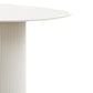 White Oval Dining Table Stone Top Dining Table with Double Pedestal Clearhalo 'Dining Tables & Seating' 'Dining Tables' 'dining_table' 'furn' 'furn_dining_table' 'Furniture' 'Kitchen & Dining Furniture' 6378810