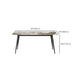 Modern Rectangle Table Sintered Stone Table with Metal Legs for Kitchen Clearhalo 'Dining Tables & Seating' 'Dining Tables' 'dining_table' 'furn' 'furn_dining_table' 'Furniture' 'Kitchen & Dining Furniture' 6378832