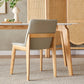 Modern Style Rectangle Table Sintered Stone Table with Wood Legs for Kitchen Clearhalo 'Dining Tables & Seating' 'Dining Tables' 'dining_table' 'furn' 'furn_dining_table' 'Furniture' 'Kitchen & Dining Furniture' 6378862