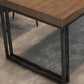 Pine Solid Wood Dining Table Industrial Rectangle Dining Table for Dining Room