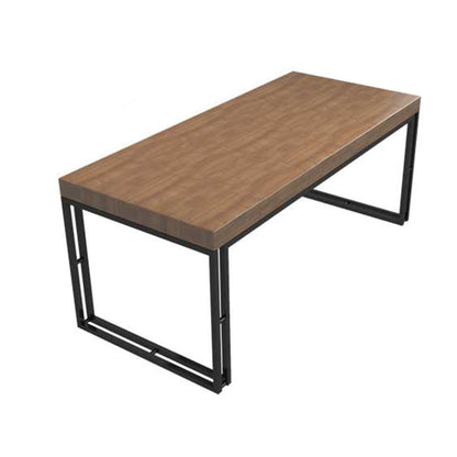 Pine Solid Wood Dining Table Industrial Rectangle Dining Table for Dining Room