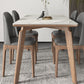 Rectangle Solid Wood Legs Table Contemporary Stone Dining Table for Dining Room Clearhalo 'Dining Tables & Seating' 'Dining Tables' 'dining_table' 'furn' 'furn_dining_table' 'Furniture' 'Kitchen & Dining Furniture' 6379081