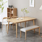 Glam Style Table Wooden Rectangle Table with 4 Legs for Home Use 59.1"L x 31.5"W x 29.5"H Without Chairs Clearhalo 'Dining Tables & Seating' 'Dining Tables' 'dining_table' 'furn' 'furn_dining_table' 'Furniture' 'Kitchen & Dining Furniture' 6379224