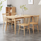 Glam Style Table Wooden Rectangle Table with 4 Legs for Home Use 63"L x 31.5"W x 29.5"H Without Chairs Clearhalo 'Dining Tables & Seating' 'Dining Tables' 'dining_table' 'furn' 'furn_dining_table' 'Furniture' 'Kitchen & Dining Furniture' 6379225