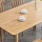 Glam Style Table Wooden Rectangle Table with 4 Legs for Home Use Clearhalo 'Dining Tables & Seating' 'Dining Tables' 'dining_table' 'furn' 'furn_dining_table' 'Furniture' 'Kitchen & Dining Furniture' 6379229