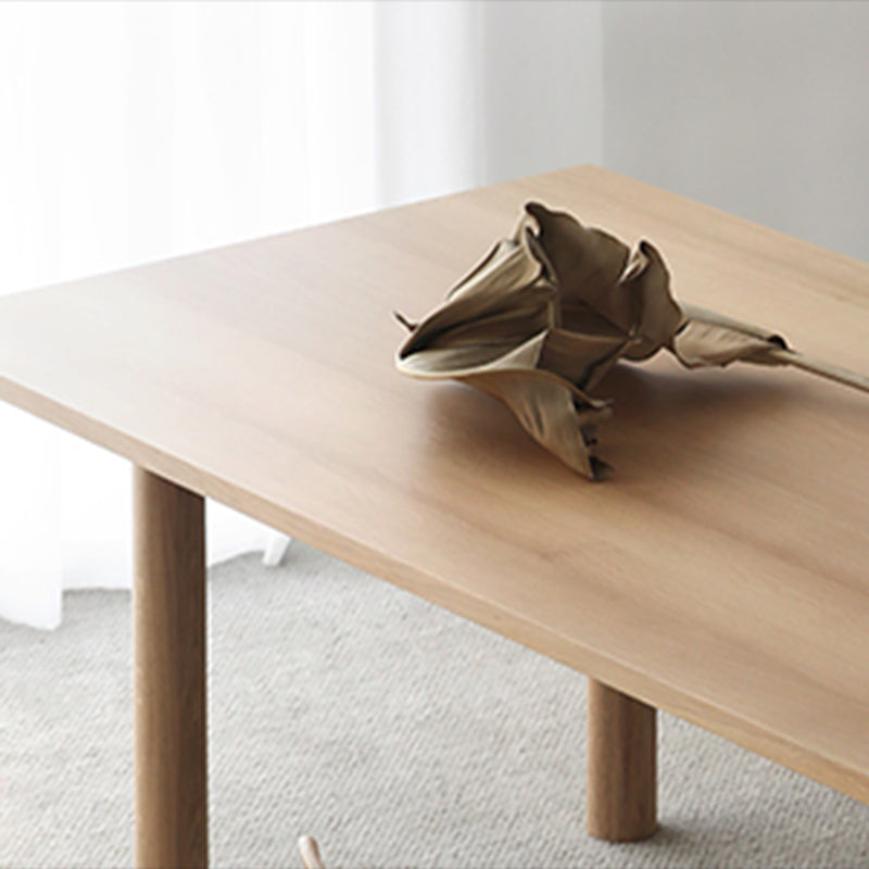 Medieval Modern Solid Wood Table Rectangular Wood Table with 4 Legs Clearhalo 'Dining Tables & Seating' 'Dining Tables' 'dining_table' 'furn' 'furn_dining_table' 'Furniture' 'Kitchen & Dining Furniture' 6379264