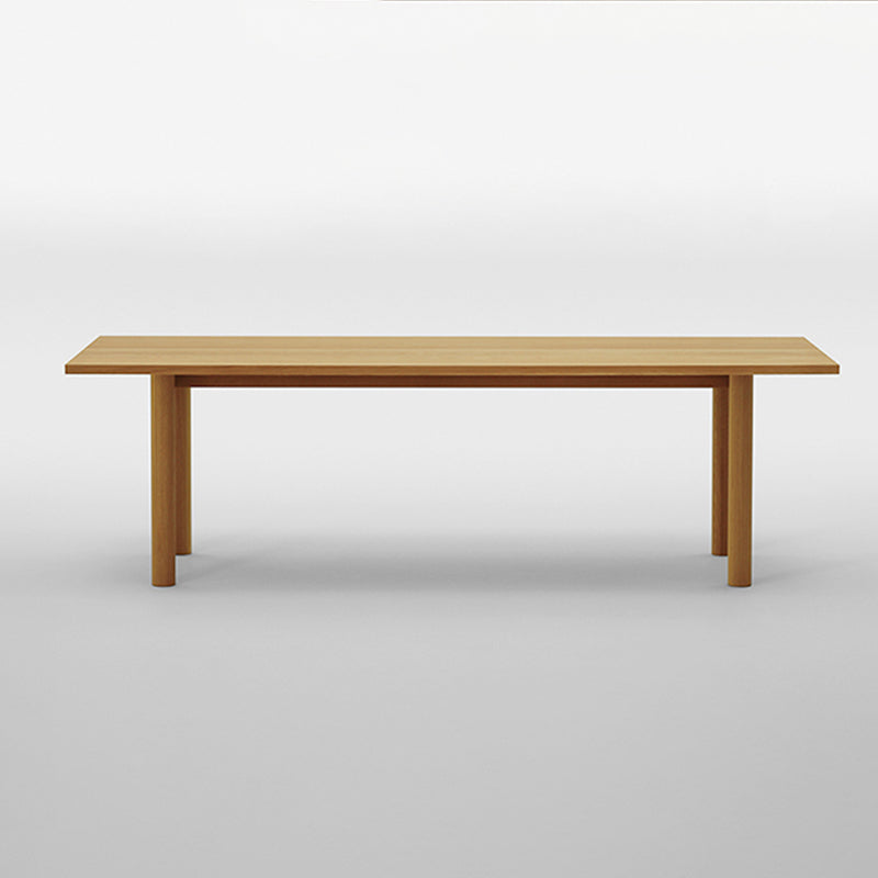 Medieval Modern Solid Wood Table Rectangular Wood Table with 4 Legs Clearhalo 'Dining Tables & Seating' 'Dining Tables' 'dining_table' 'furn' 'furn_dining_table' 'Furniture' 'Kitchen & Dining Furniture' 6379266