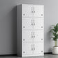 Metal Modern Hinged Door Cabinet Grey Storage Cabinet for Home Clearhalo 'Armoires & Wardrobes' 'armoires_wardrobes' 'Bedroom Furniture' 'furn' 'furn_armoires_wardrobes' 'Furniture' 6379493