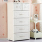 Plastic Storage Cabinet with Drawers Modern Cabinet for Home