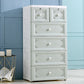 Plastic Bedroom Non-Hanging Armoire Modern Cabinet with Drawers
