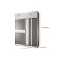 Grey Sliding Wardrobe Cabinet Contemporary Wardrobe Armoire for Bedroom Clearhalo 'Armoires & Wardrobes' 'armoires_wardrobes' 'Bedroom Furniture' 'furn' 'furn_armoires_wardrobes' 'Furniture' 6379608