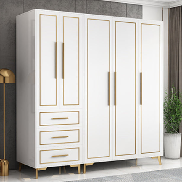 Contemporary Wardrobe Closet with Legs Wooden Wardrobe Armoire Clearhalo 'Armoires & Wardrobes' 'armoires_wardrobes' 'Bedroom Furniture' 'furn' 'furn_armoires_wardrobes' 'Furniture' 6379635