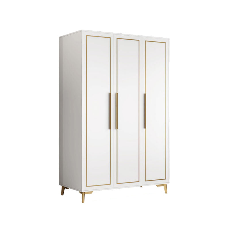 Contemporary Wardrobe Closet with Legs Wooden Wardrobe Armoire 47.2"L x 24.4"W x 76.8"H Armoires & Wardrobes Clearhalo 'Armoires & Wardrobes' 'armoires_wardrobes' 'Bedroom Furniture' 'furn' 'furn_armoires_wardrobes' 'Furniture' 6379636