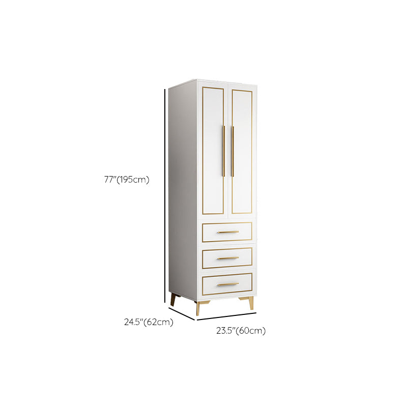 Contemporary Wardrobe Closet with Legs Wooden Wardrobe Armoire Clearhalo 'Armoires & Wardrobes' 'armoires_wardrobes' 'Bedroom Furniture' 'furn' 'furn_armoires_wardrobes' 'Furniture' 6379643