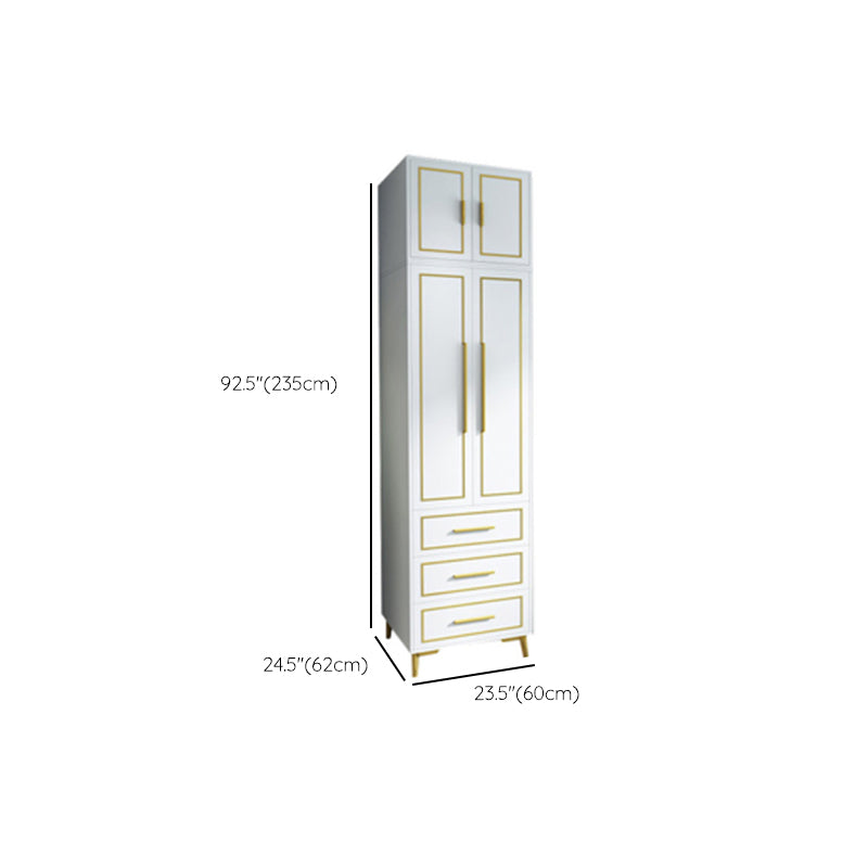 Contemporary Wardrobe Closet with Legs Wooden Wardrobe Armoire Clearhalo 'Armoires & Wardrobes' 'armoires_wardrobes' 'Bedroom Furniture' 'furn' 'furn_armoires_wardrobes' 'Furniture' 6379646