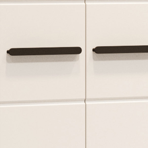 White Engineered Wood Wardrobe Armoire Hinged Wardrobe Closet