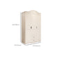 White Engineered Wood Wardrobe Armoire Hinged Wardrobe Closet