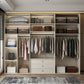 Engineered Wood Wardrobe Cabinet with Drawer Modern Wardrobe Closet