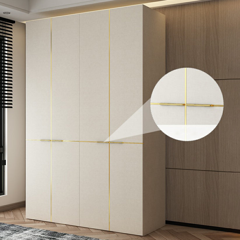 Engineered Wood Wardrobe Cabinet with Drawer Modern Wardrobe Closet